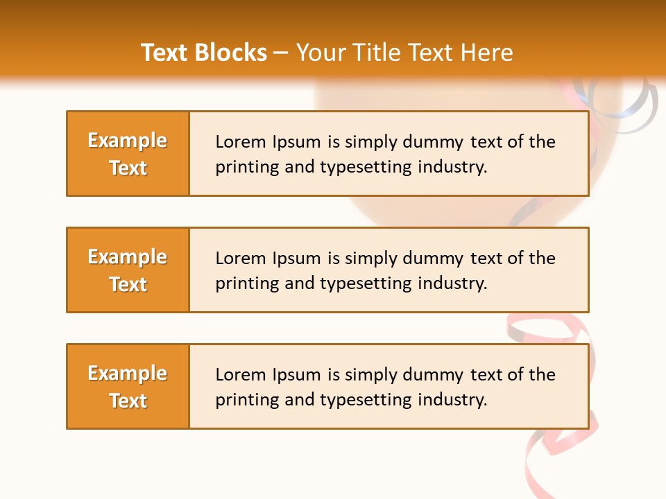 Colorful Balloons On A White Background PowerPoint Template