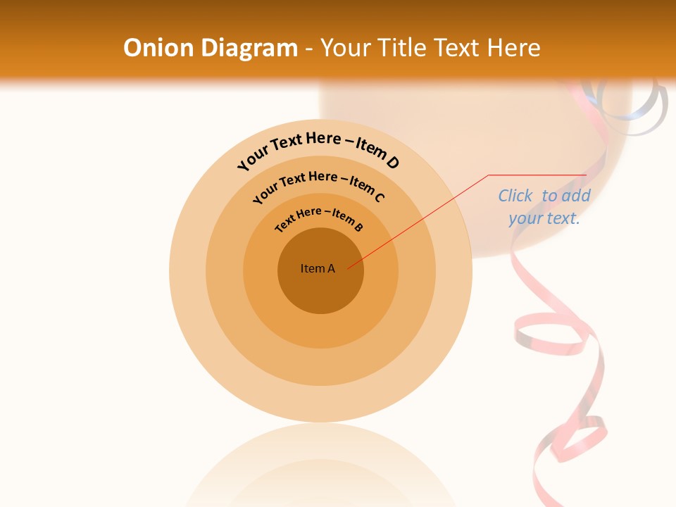 Colorful Balloons On A White Background PowerPoint Template