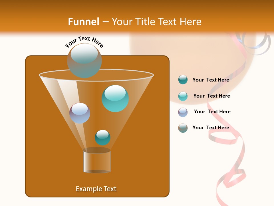 Colorful Balloons On A White Background PowerPoint Template