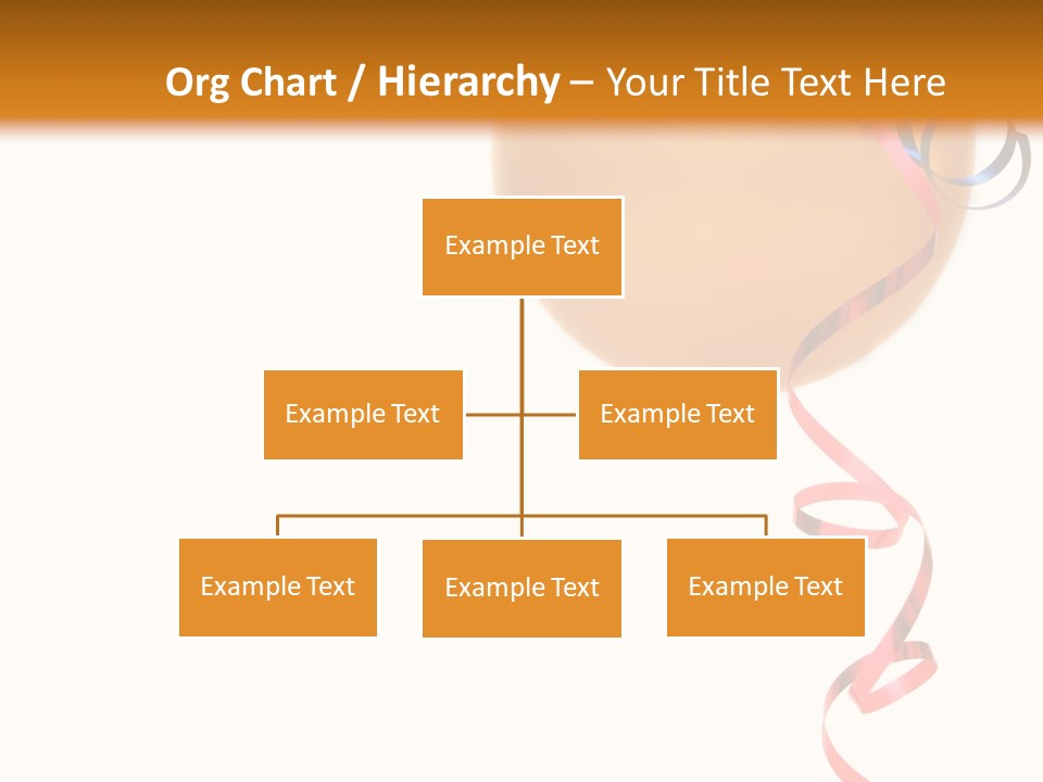 Colorful Balloons On A White Background PowerPoint Template