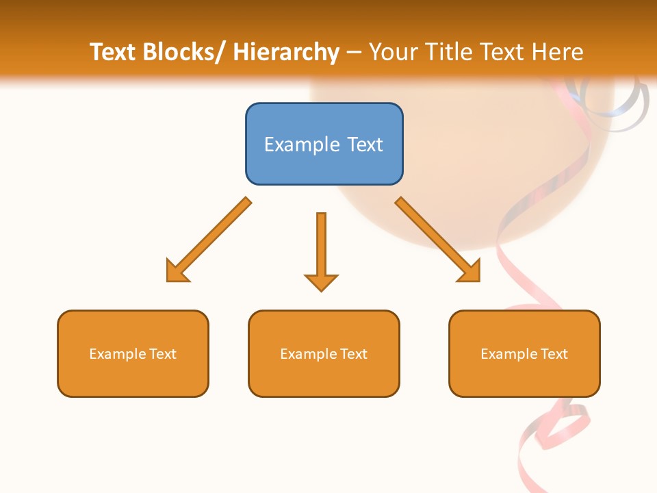Colorful Balloons On A White Background PowerPoint Template