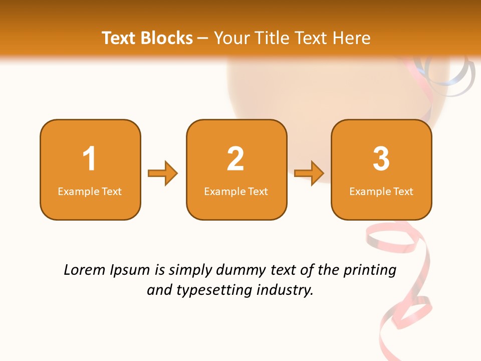 Colorful Balloons On A White Background PowerPoint Template