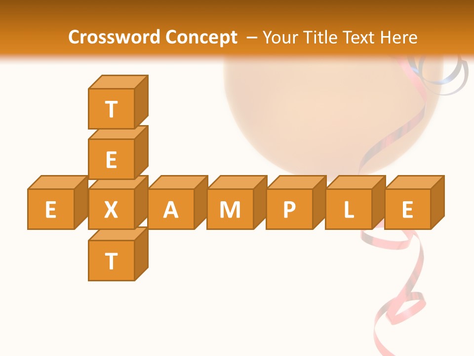 Colorful Balloons On A White Background PowerPoint Template