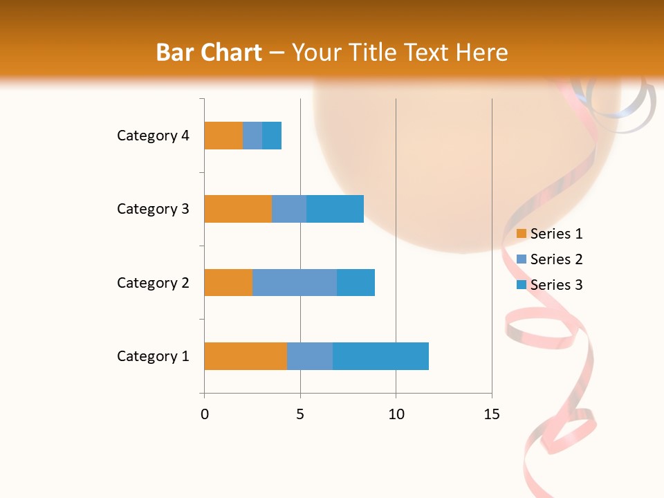 Colorful Balloons On A White Background PowerPoint Template