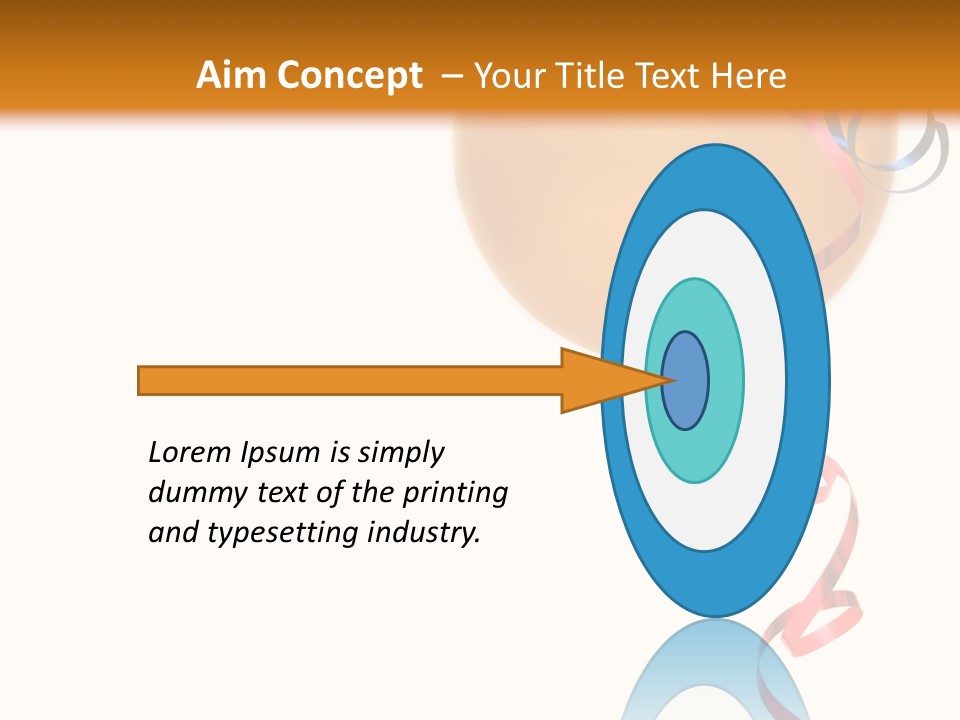 Colorful Balloons On A White Background PowerPoint Template