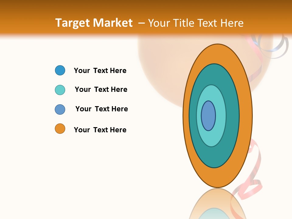 Colorful Balloons On A White Background PowerPoint Template