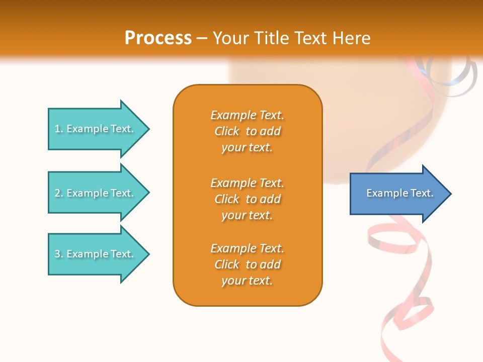 Colorful Balloons On A White Background PowerPoint Template