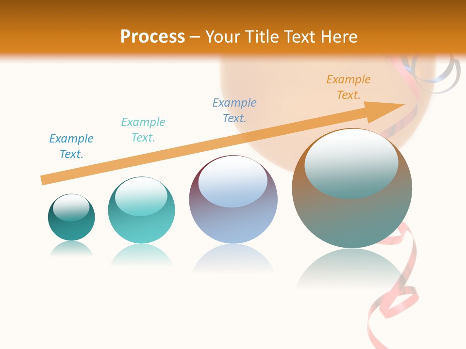 Colorful Balloons On A White Background PowerPoint Template