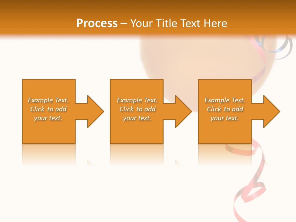 Colorful Balloons On A White Background PowerPoint Template