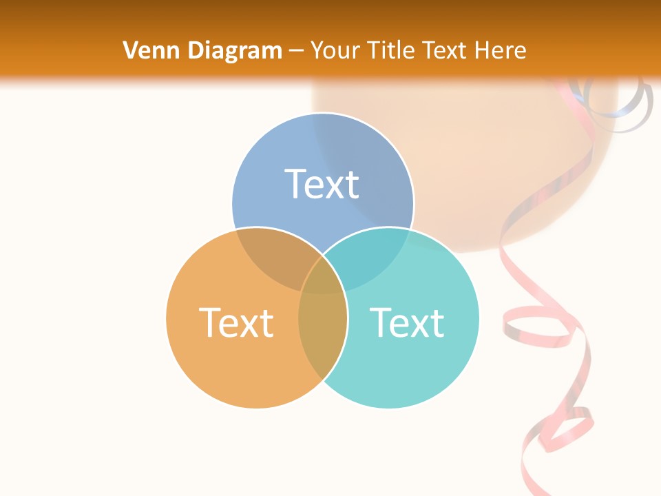 Colorful Balloons On A White Background PowerPoint Template