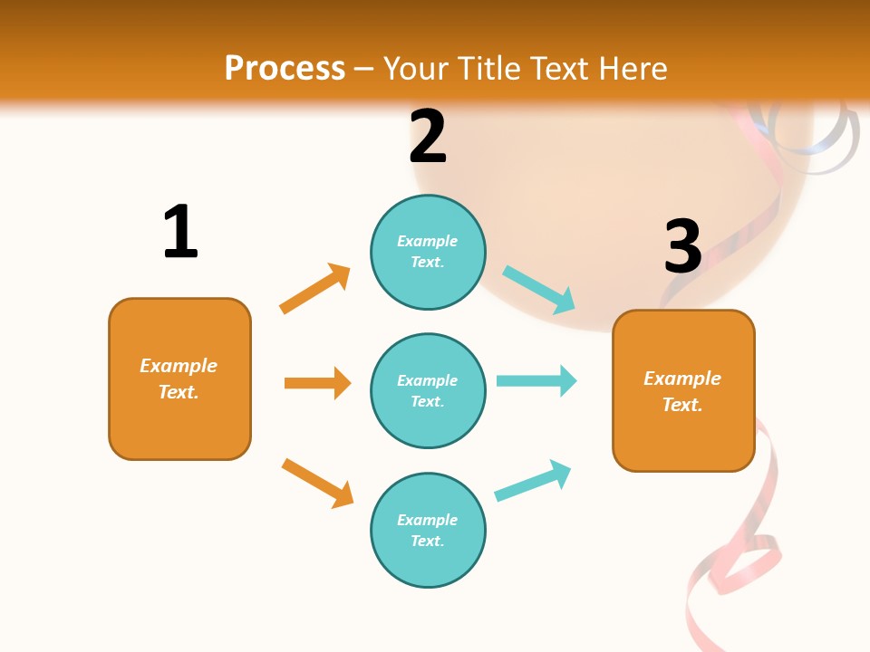 Colorful Balloons On A White Background PowerPoint Template