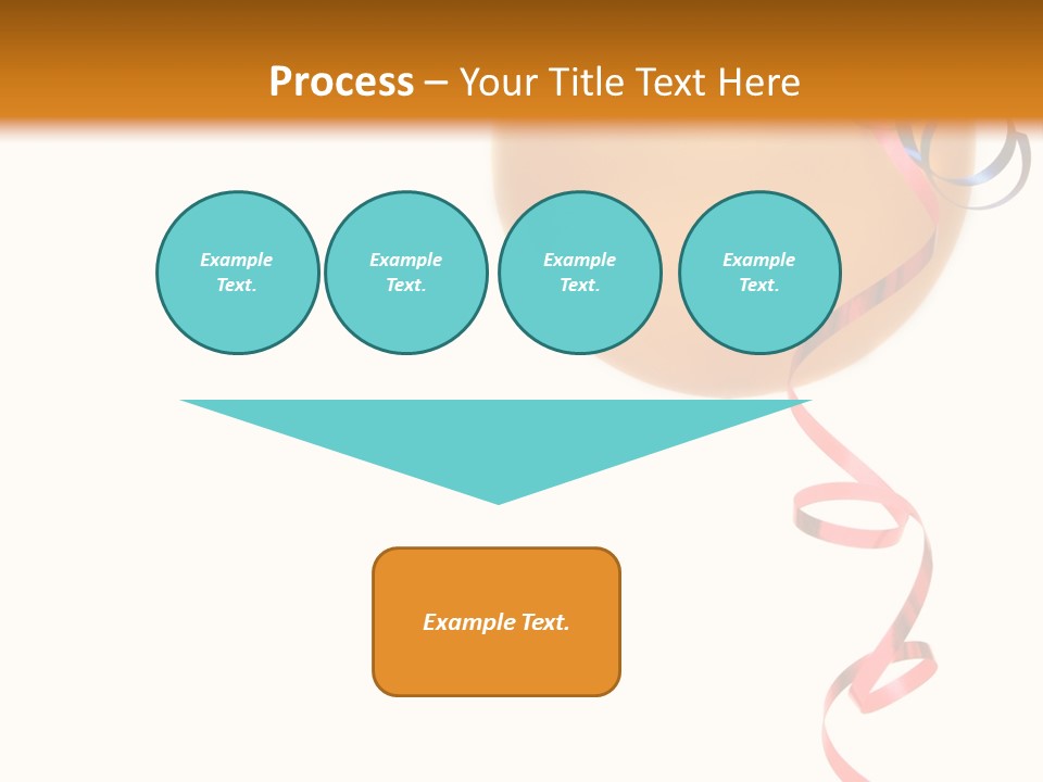 Colorful Balloons On A White Background PowerPoint Template