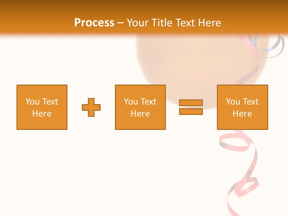 Colorful Balloons On A White Background PowerPoint Template