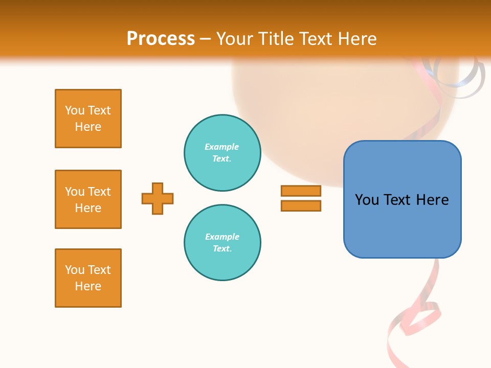 Colorful Balloons On A White Background PowerPoint Template