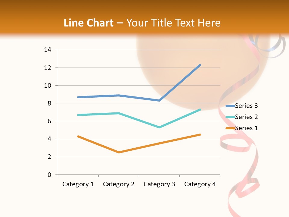 Colorful Balloons On A White Background PowerPoint Template
