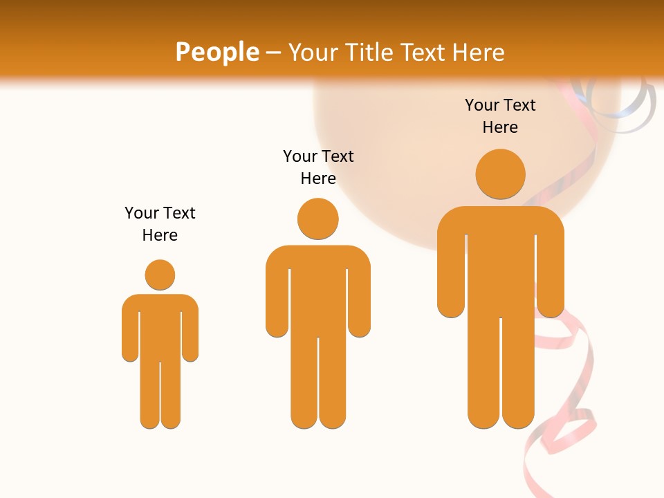 Colorful Balloons On A White Background PowerPoint Template