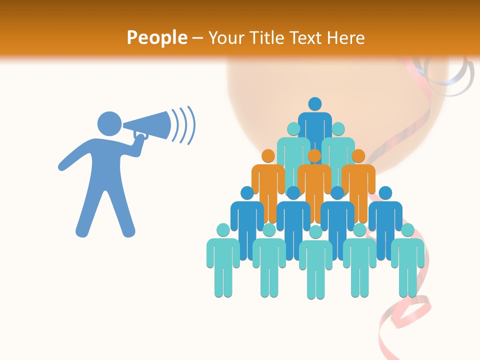 Colorful Balloons On A White Background PowerPoint Template