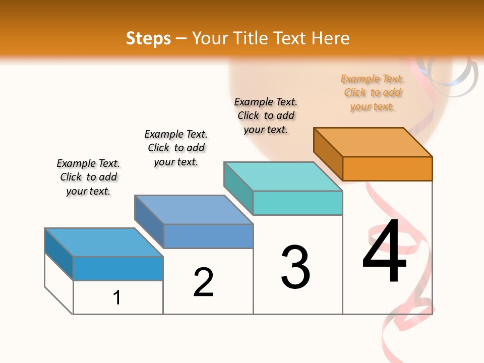 Colorful Balloons On A White Background PowerPoint Template