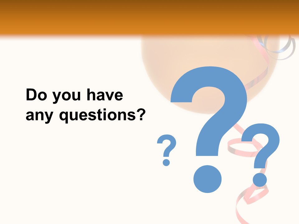 Colorful Balloons On A White Background PowerPoint Template