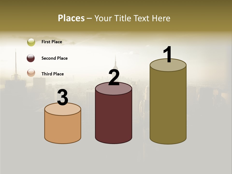 Green Plant Globe With North And South America Over White Background PowerPoint Template