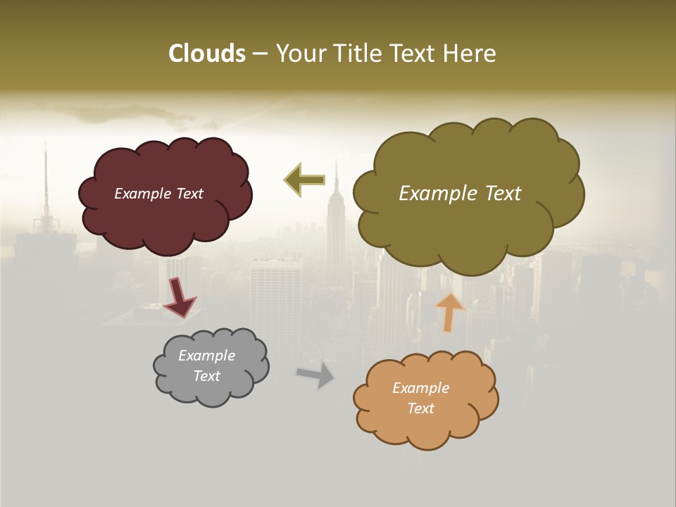 Green Plant Globe With North And South America Over White Background PowerPoint Template
