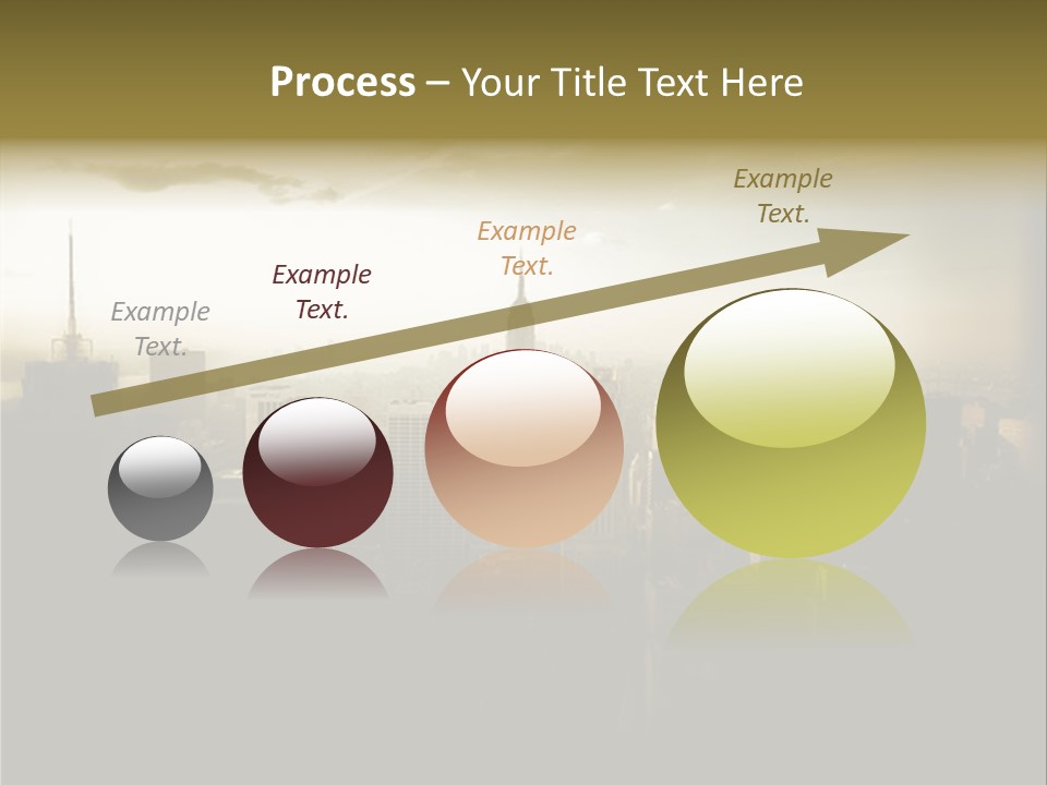 Green Plant Globe With North And South America Over White Background PowerPoint Template