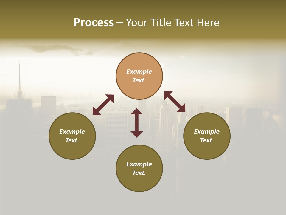 Green Plant Globe With North And South America Over White Background PowerPoint Template