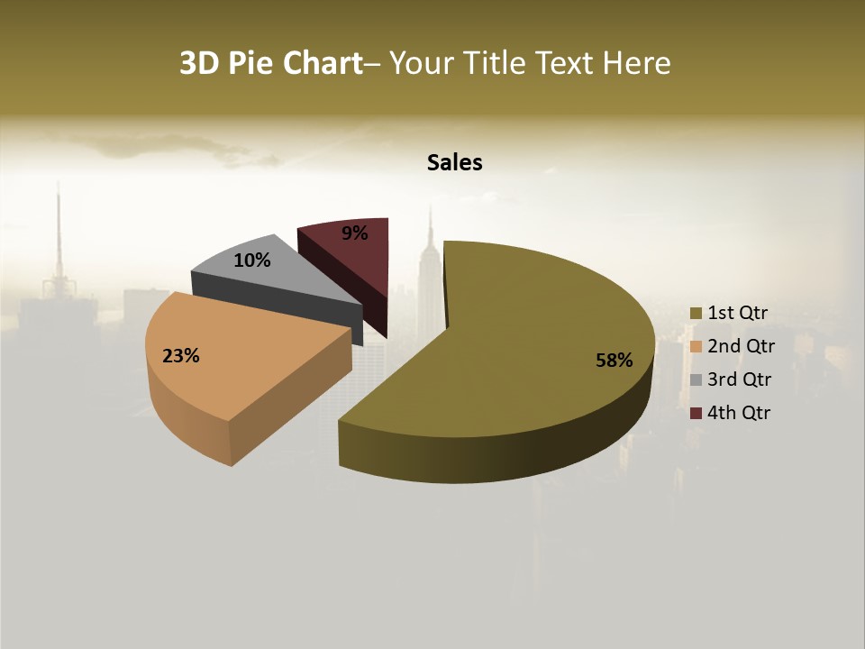 Green Plant Globe With North And South America Over White Background PowerPoint Template