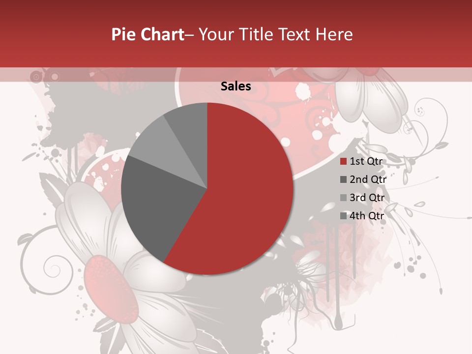 Grungy Valentine Stock Vector Illustration: PowerPoint Template
