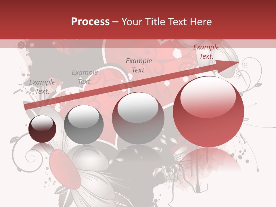 Grungy Valentine Stock Vector Illustration: PowerPoint Template
