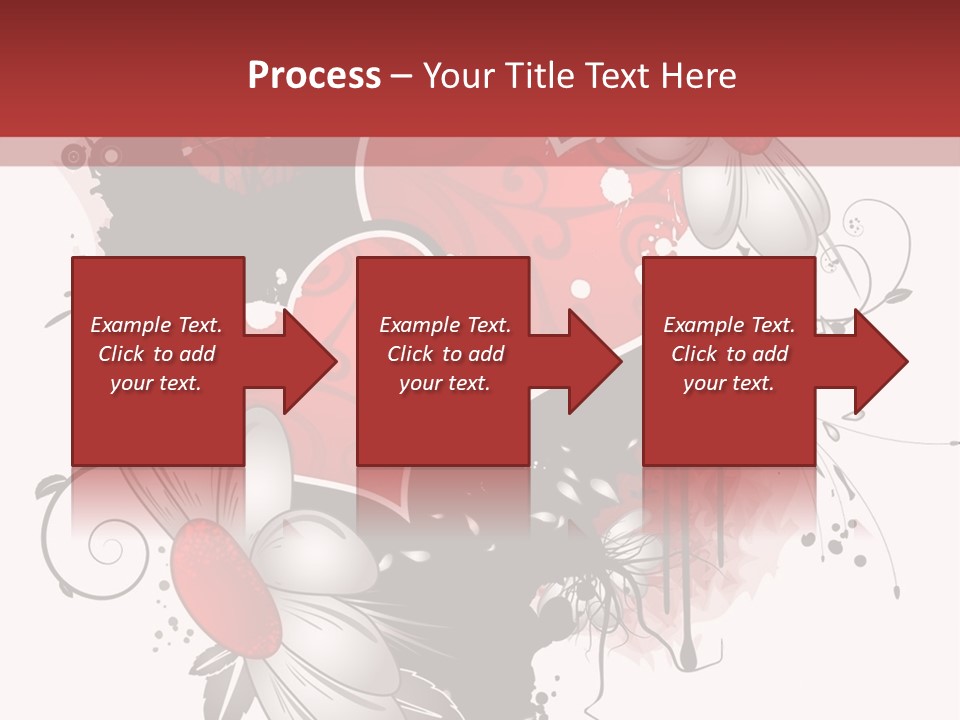 Grungy Valentine Stock Vector Illustration: PowerPoint Template