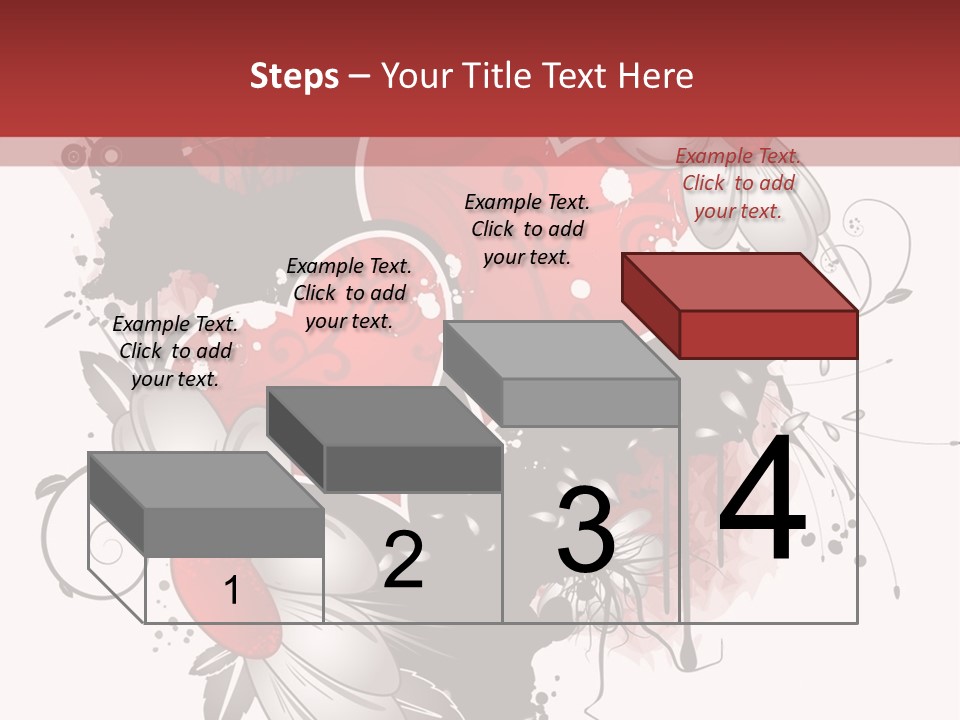 Grungy Valentine Stock Vector Illustration: PowerPoint Template