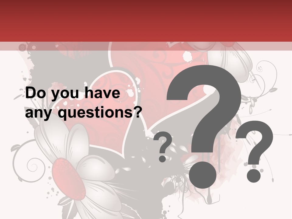 Grungy Valentine Stock Vector Illustration: PowerPoint Template
