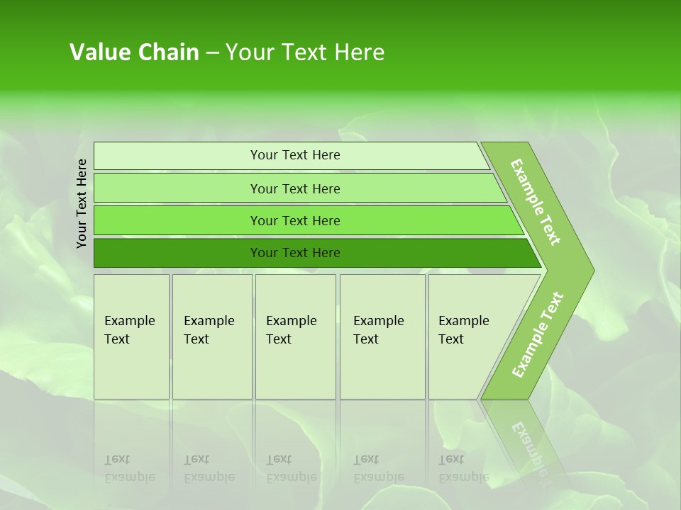 Full Frame Close Up Photo Of A Butter Lettuce - For Background Or Texture PowerPoint Template