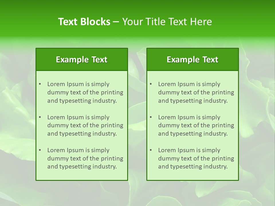 Full Frame Close Up Photo Of A Butter Lettuce - For Background Or Texture PowerPoint Template