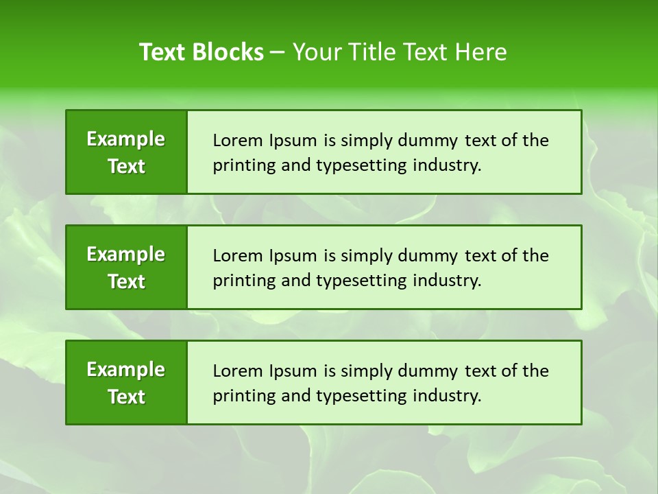 Full Frame Close Up Photo Of A Butter Lettuce - For Background Or Texture PowerPoint Template