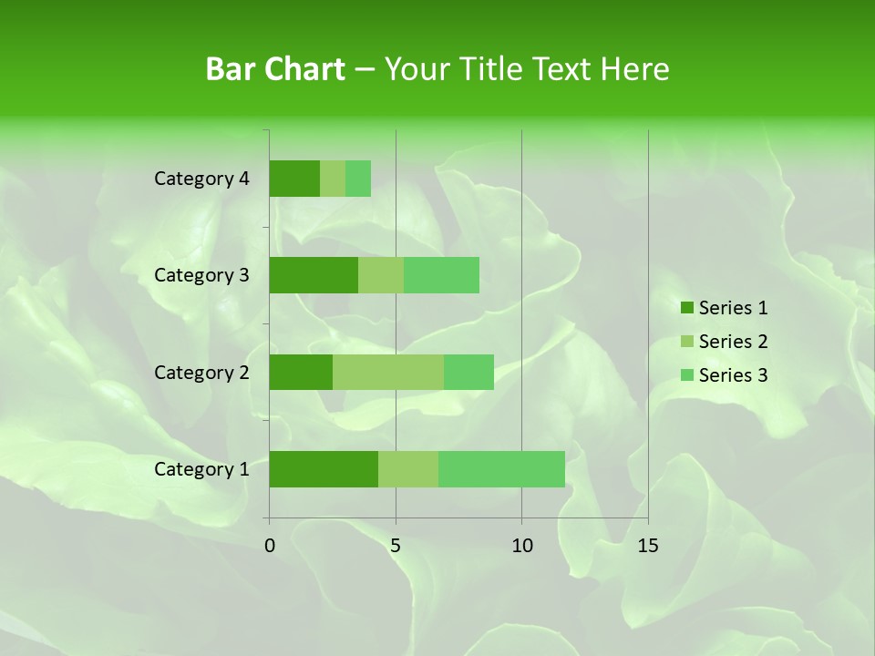 Full Frame Close Up Photo Of A Butter Lettuce - For Background Or Texture PowerPoint Template