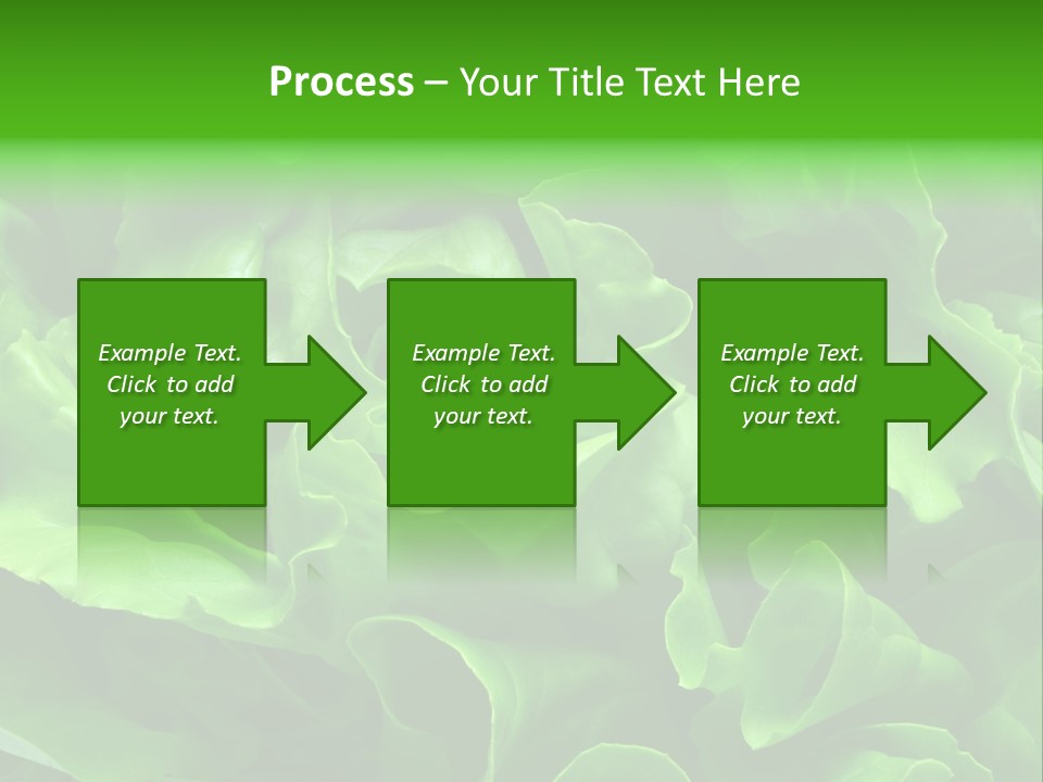 Full Frame Close Up Photo Of A Butter Lettuce - For Background Or Texture PowerPoint Template