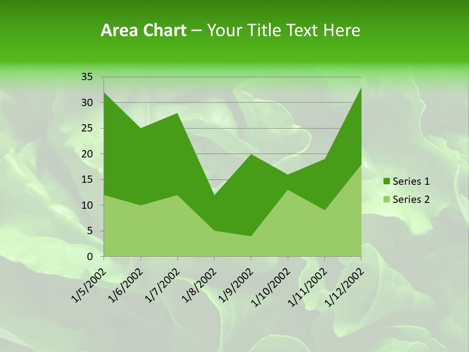 Full Frame Close Up Photo Of A Butter Lettuce - For Background Or Texture PowerPoint Template