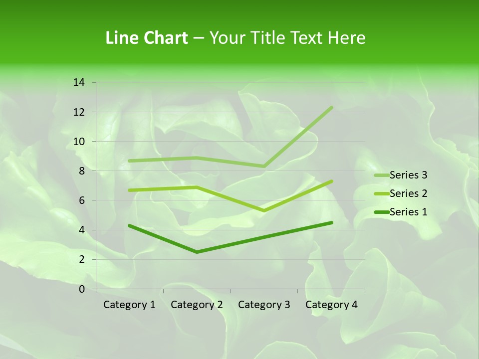 Full Frame Close Up Photo Of A Butter Lettuce - For Background Or Texture PowerPoint Template