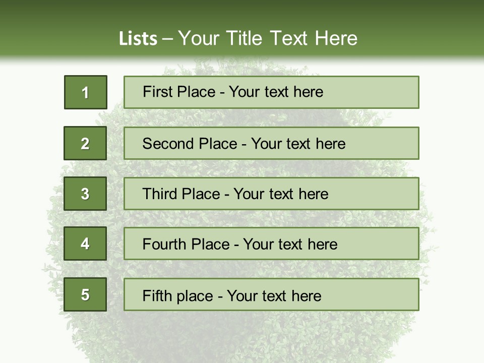 Green Plant Globe With North And South America Over White Background PowerPoint Template