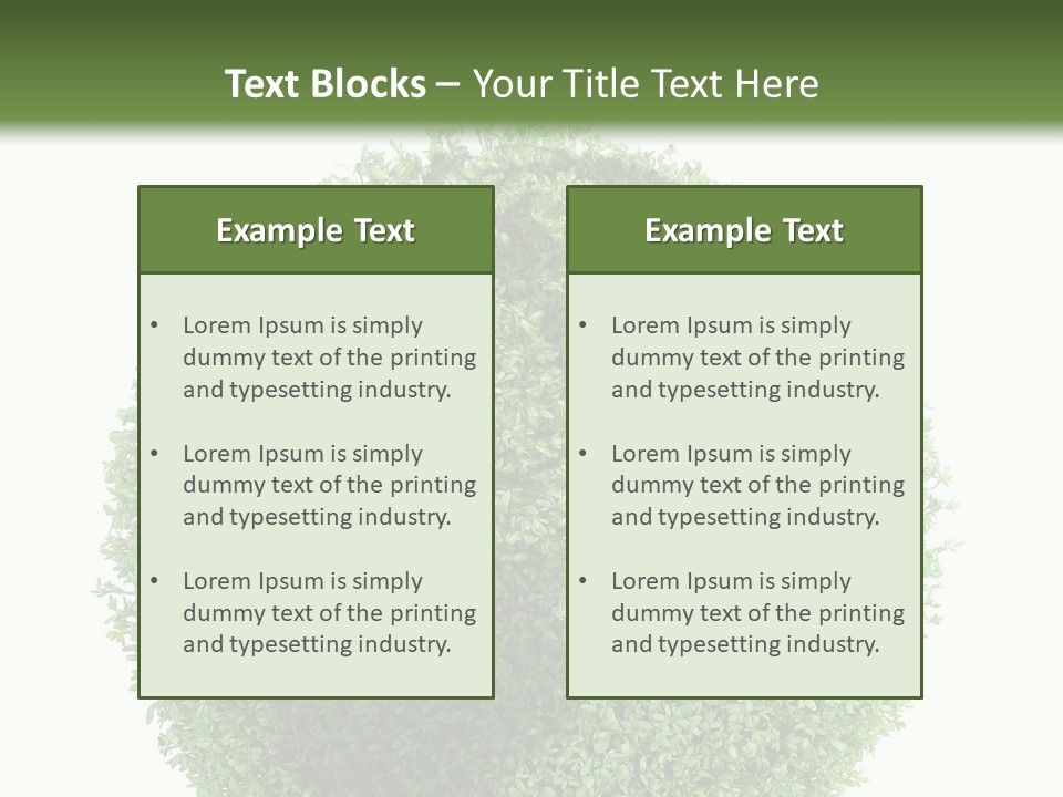 Green Plant Globe With North And South America Over White Background PowerPoint Template