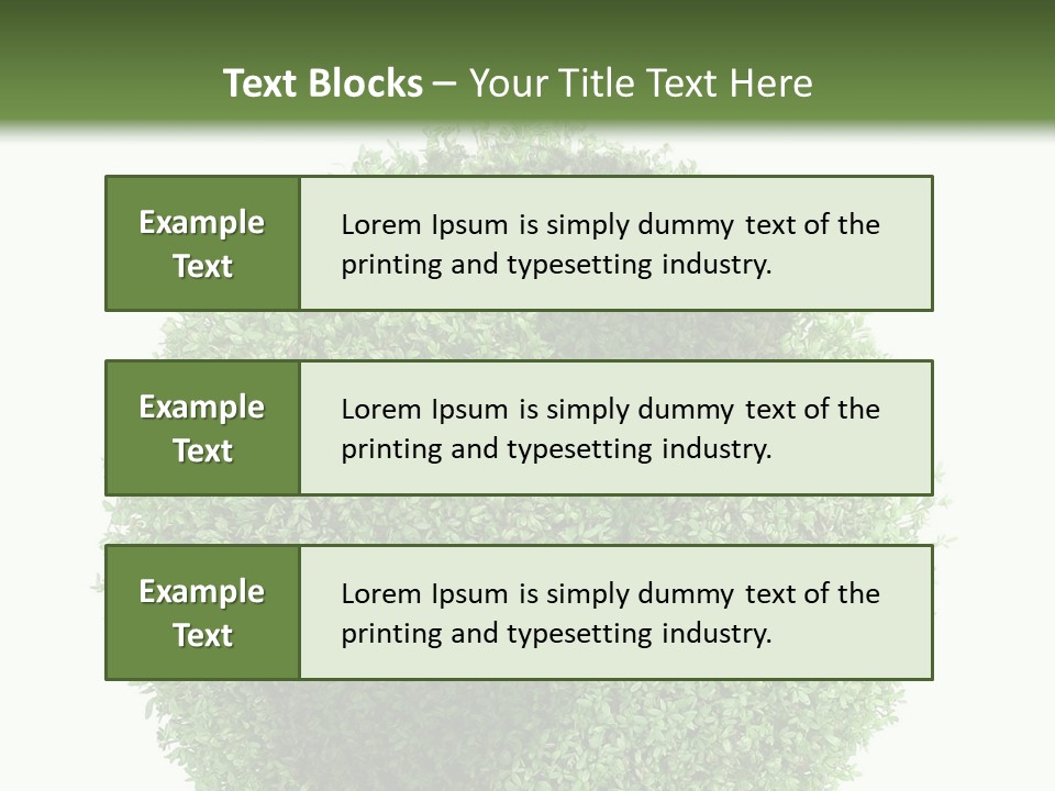 Green Plant Globe With North And South America Over White Background PowerPoint Template