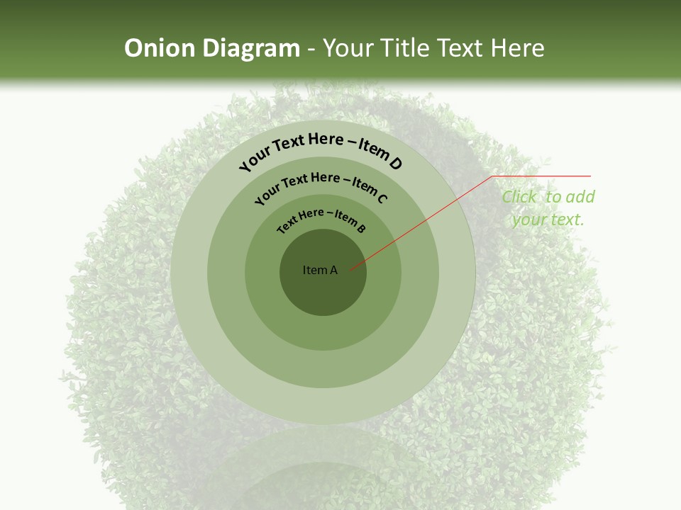 Green Plant Globe With North And South America Over White Background PowerPoint Template