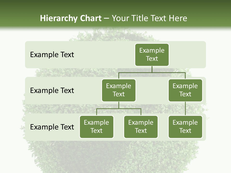 Green Plant Globe With North And South America Over White Background PowerPoint Template