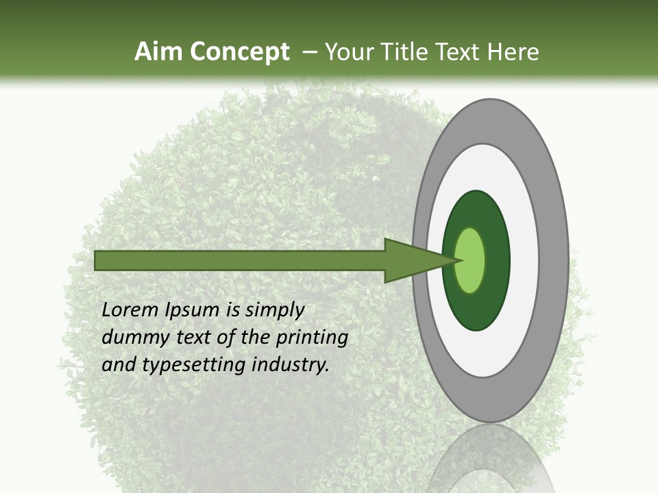 Green Plant Globe With North And South America Over White Background PowerPoint Template