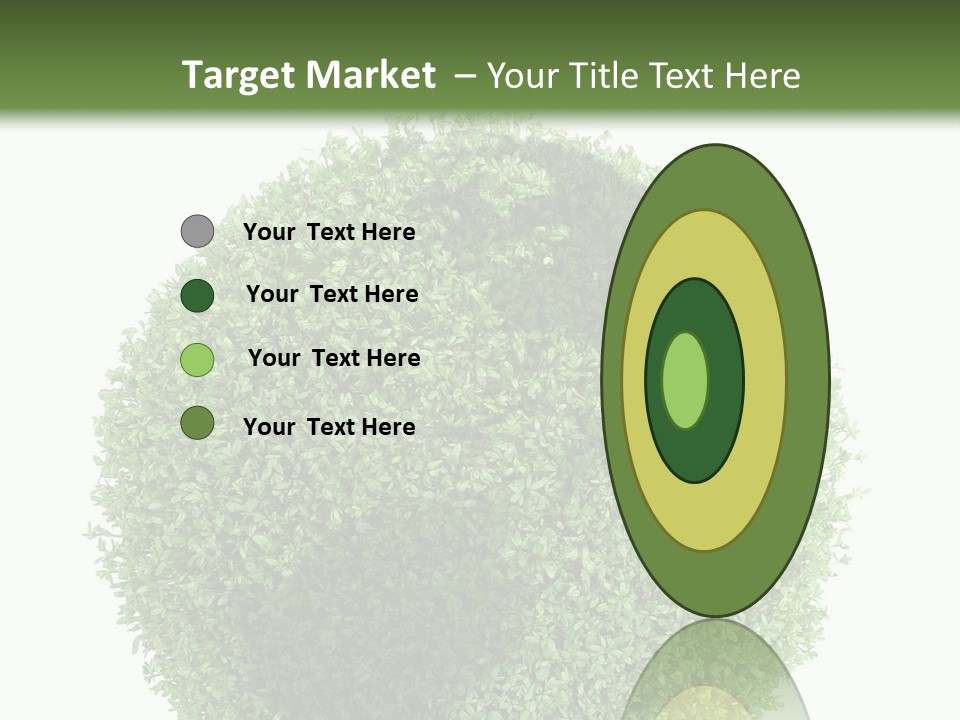 Green Plant Globe With North And South America Over White Background PowerPoint Template