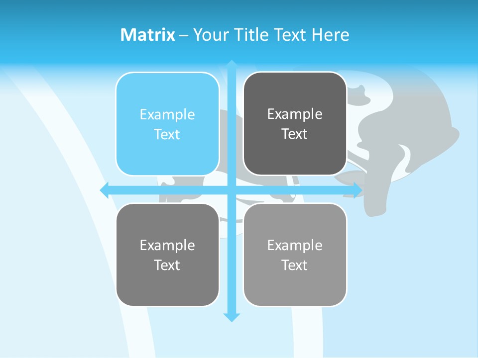 Pair Of Penguins Do The Waltz PowerPoint Template