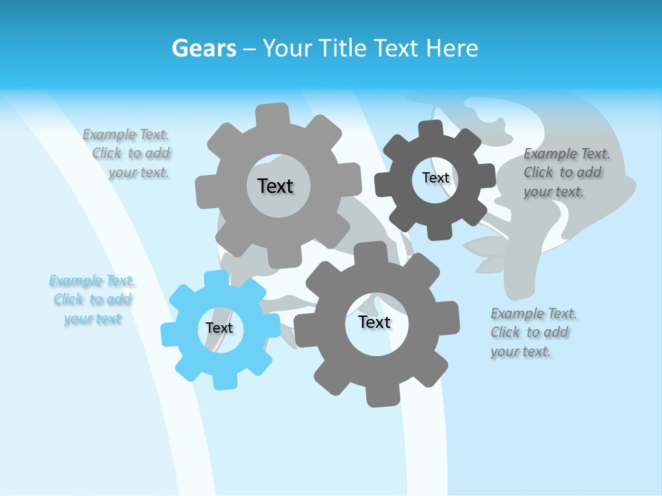 Pair Of Penguins Do The Waltz PowerPoint Template
