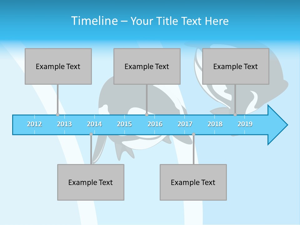 Pair Of Penguins Do The Waltz PowerPoint Template